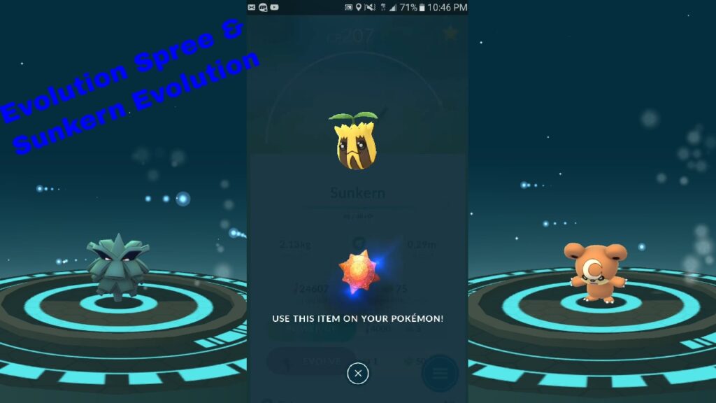 Pokemon Go Gen 2 Mini Evolution Spree & Sunkern Evolution (Sun Stone Required)!
