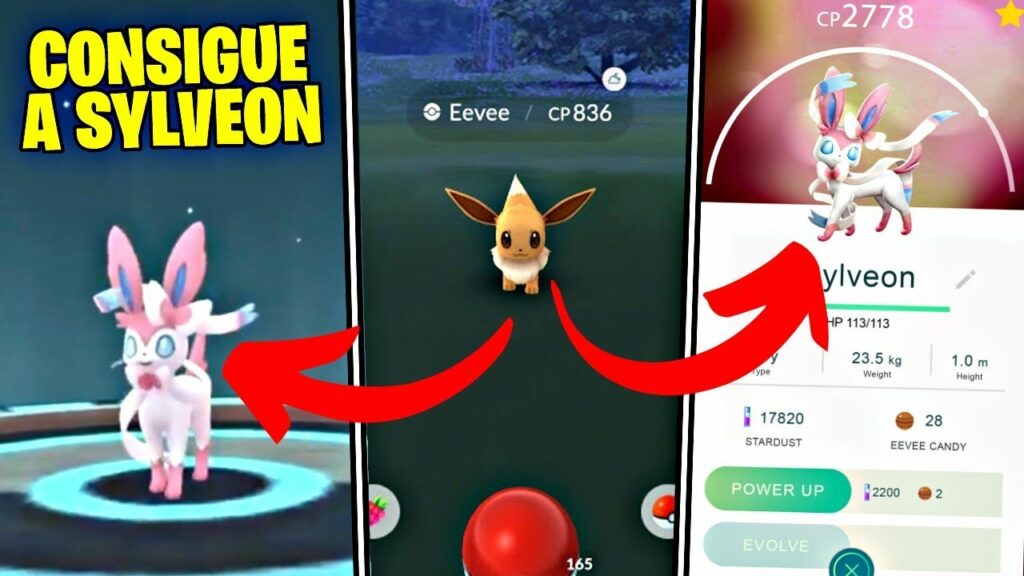 COMO CONSEGUIR A SYLVEON EN POKEMON GO - METODO DEFINITIVO!
