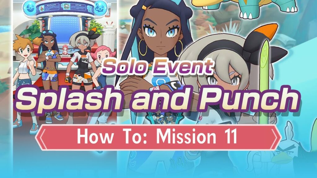 [Pokemon Masters EX] MISSION 11: 3 GALAR SYNC PAIRS | Battle Challenge! Round 2 | Splash and Punch