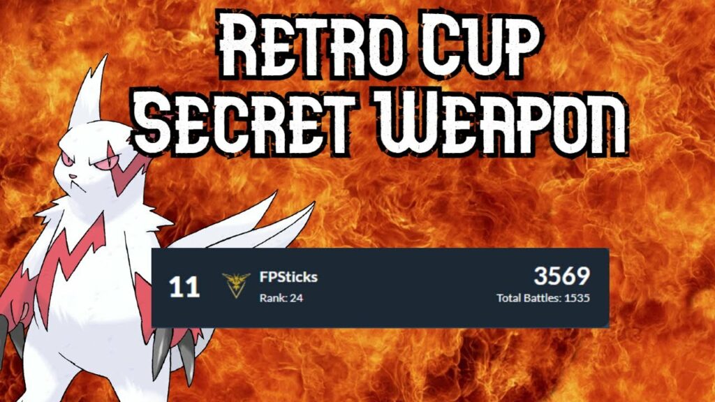 ZANGOOSE BRINGS ME TO #11 IN THE WORLD! BEST RETRO CUP POKEMON?! | Pokemon Go Battle League PvP