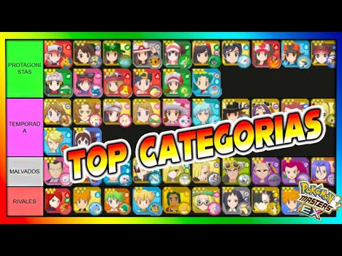 TOP MEJORES CATEGORIAS - TIER LIST CATEGORIA - Pokemon Masters Ex