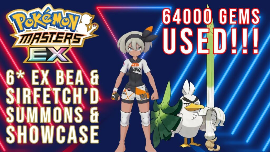 EX BEA & SIRFETCH'D SUMMONS AND SHOWCASE | POKEMON MASTERS EX