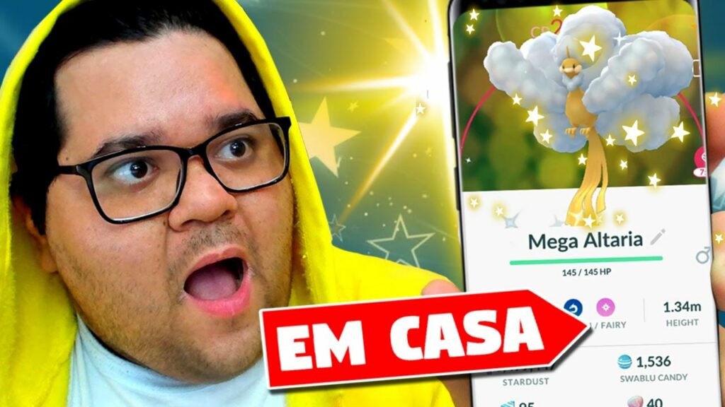 Como pegar Pokemon shiny no Pokemon GO em casa SEM FAKE GPS 2021