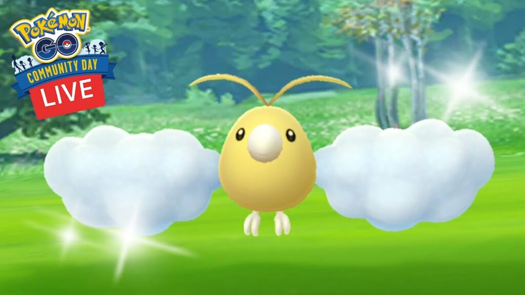 Swablu Shiny Community Day Pokemon Go Live
