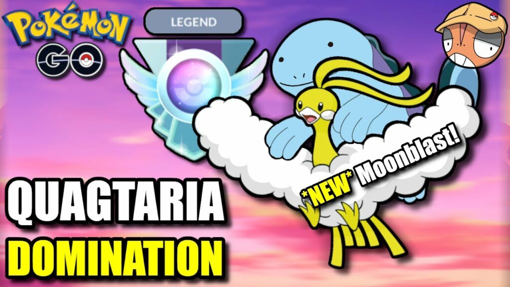 (Moonblast) QUAGTARIA 2-SHIELD FLEXES 3 times in 8 battles! [Pokemon GO Battle League]