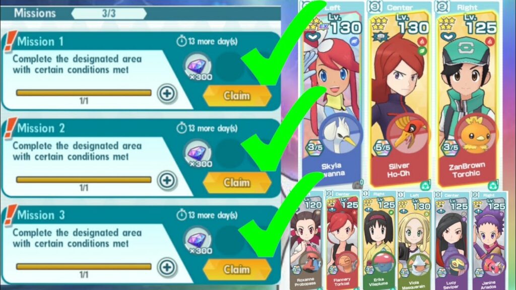 Completing All New Missions with 9 Sync Pairs No 5 * Gacha LA Cobalion Pokemon Masters EX