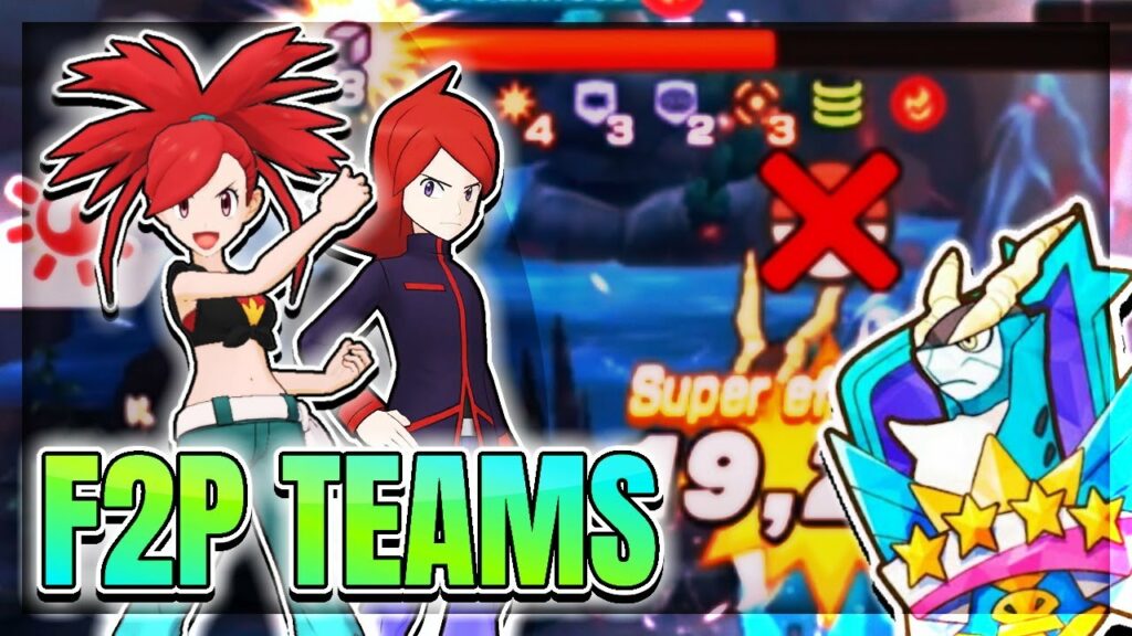 F2P teams vs Cobalion in One Go (complete all missions) | Pokemon Masters EX