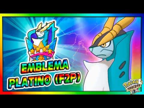 EMBLEMA PLATINO (F2P) VS COBALION - Pokemon Masters Ex