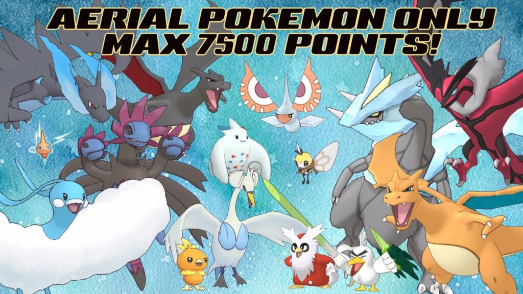 AERIAL POKEMON ONLY - KANTO MASTER MODE - MAX 7500 POINTS | POKEMON MASTERS EX