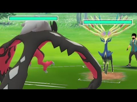 Yveltal v/s Xerneas || epic battle challenge pokemon go.