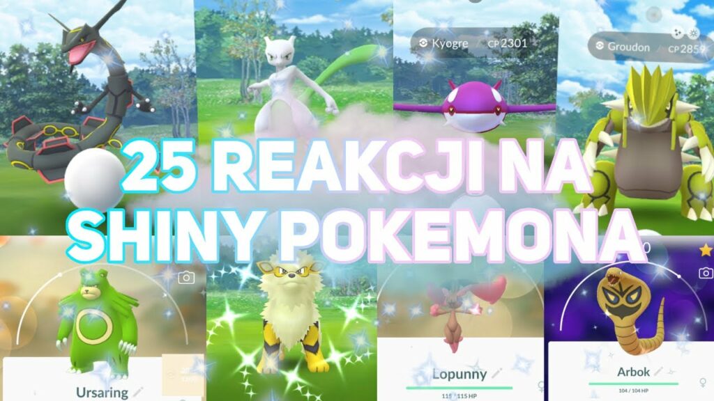 NAJLEPSZE 25 REAKCJI NA SHINY POKEMONA W POKEMON GO !!!