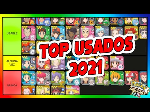 TOP MAS/MENOS USADO 2021- Tier List - Pokemon Masters Ex