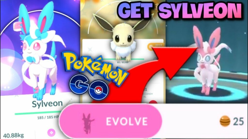 How to Evolve Eevee into Sylveon in Pokemon GO // How good is it // Sylveon Name Trick
