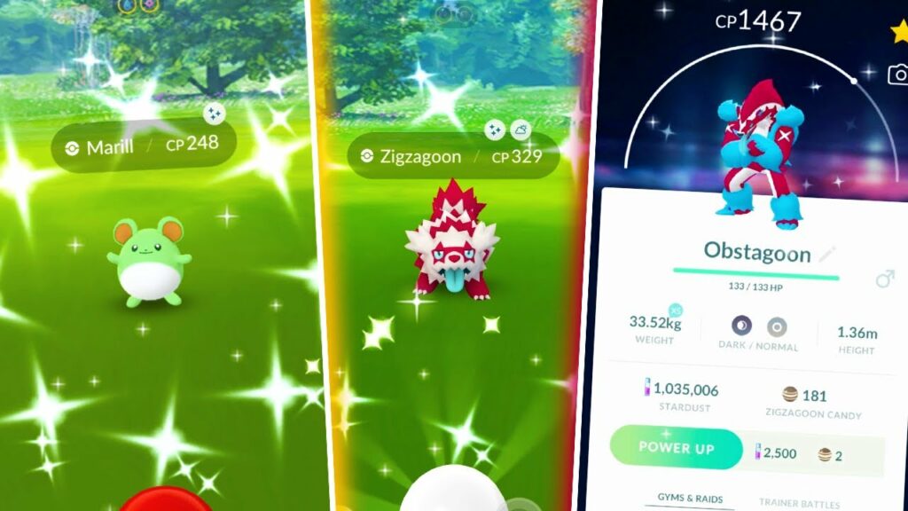 NEW LUMINOUS Y EVENT IN POKEMON GO! Shiny Galarian Zigzagoon Drop & Marill Spotlight Hour
