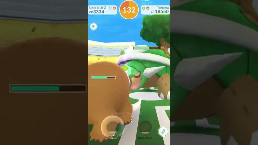 Tier 3 Torterra Raid Speed Solo! Pokemon Go #shorts