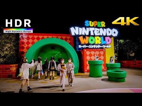 [4K HD] Super Nintendo World at Universal Studios Japan - Osaka 2021