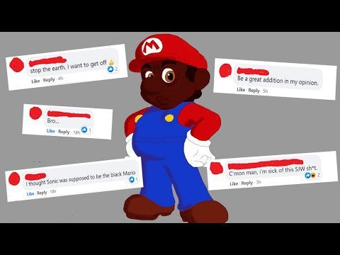 So I asked the internet how it felt about a Black Mario.