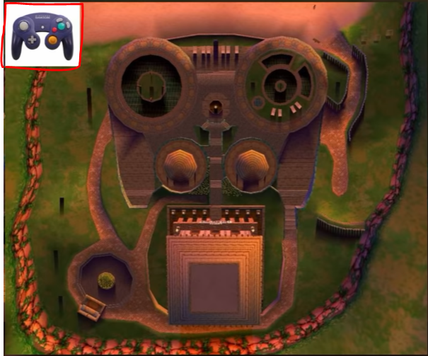 The SIRENA BEACH world in Super Mario Sunshine was inspired by the FORM of the GAMECUBE CONTROLLER