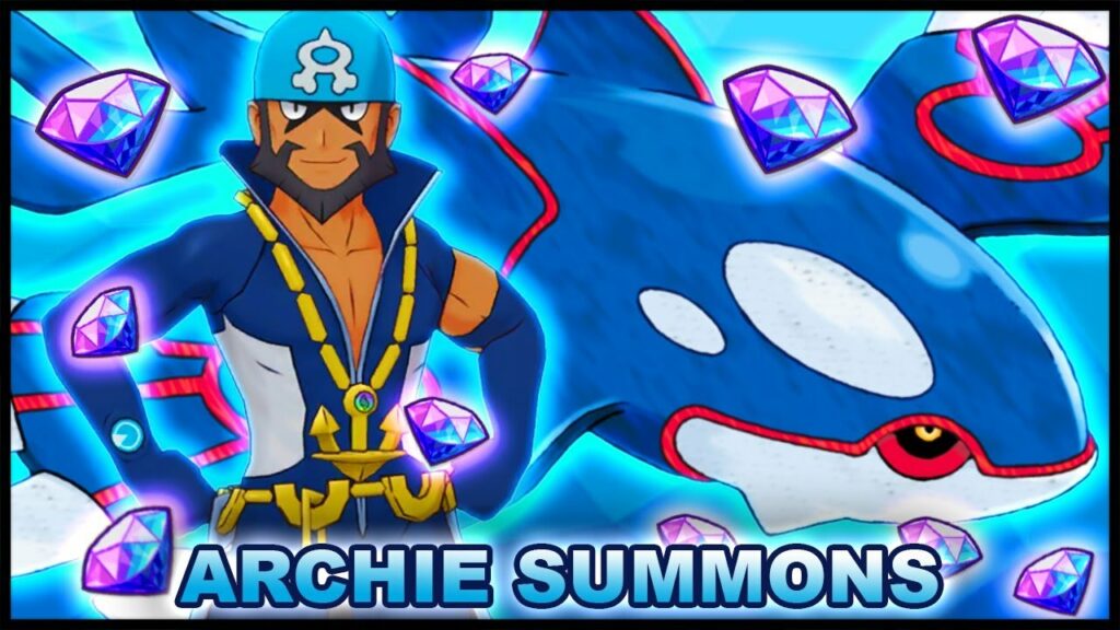 What Is This First Multi Luck?! 40K+ Gems Archie & Kyogre MasterFair Summons! | Pokemon Masters EX