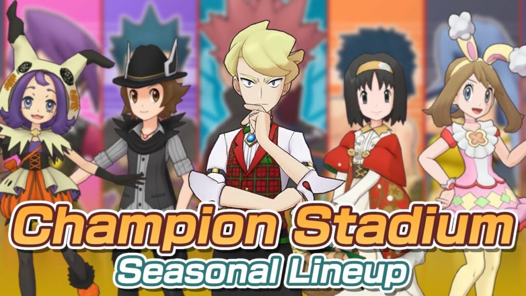 [Pokemon Masters EX] SEASONAL SYNC PAIRS RUN | 7500 Points Master Mode | Champion Stadium - Wave 40