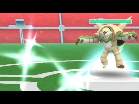 Wow!!! Shiny chesnaught in pokemon go.