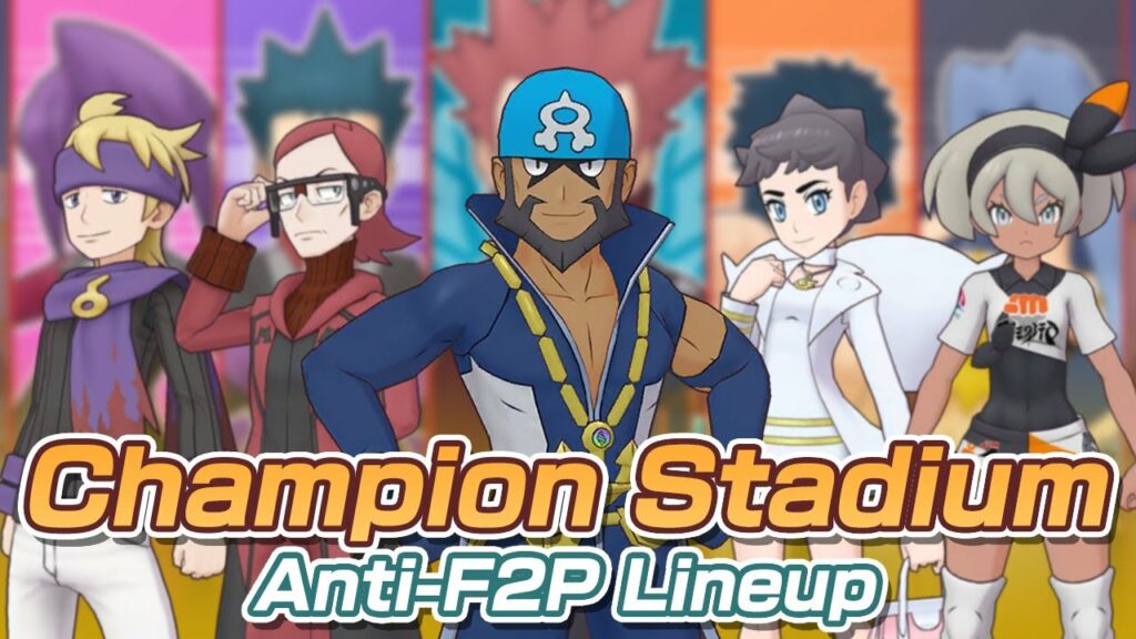 [Pokemon Masters EX] ANTI-F2P RUN | 7500 Points Master Mode | Champion Stadium - Wave 40