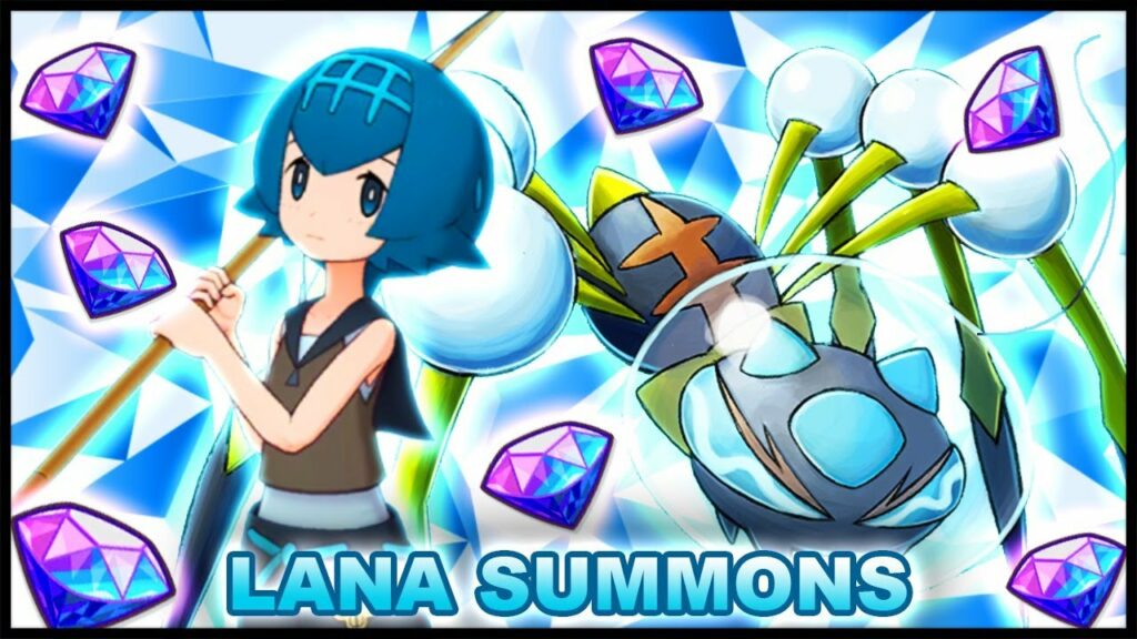 CRAZIEST SUMMONS EVER! Lana & Araquanid Spotlight Summons! | Pokemon Masters EX