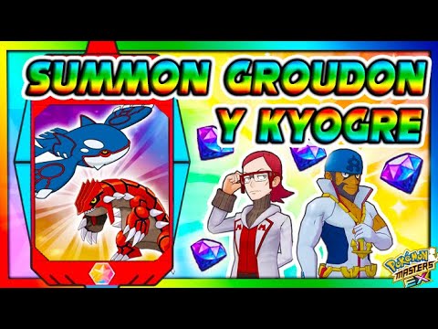 SUMMON KYOGRE & GROUDON !! - Pokemon Masters Ex