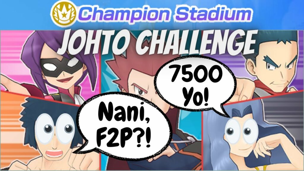 F2P Friendly 7500 Pts | Champion Stadium: Johto Challenge - Week 42 | Pokemon Masters EX