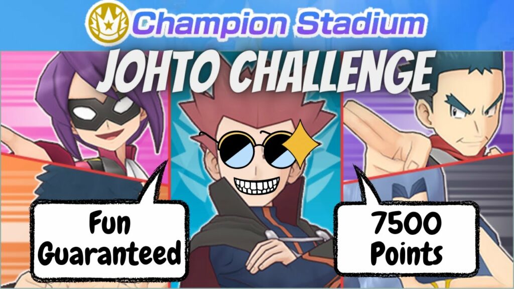 Playthrough - Fun 7500 Pts | Champion Stadium: Johto Challenge - Week 42 | Pokemon Masters EX
