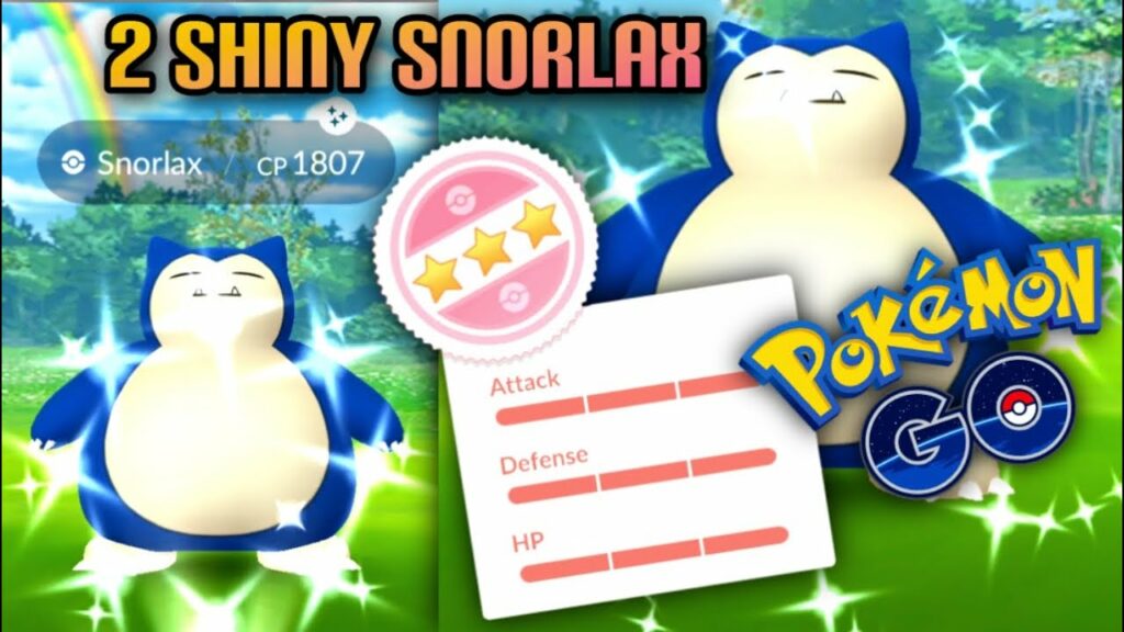 WE GOT 2 SHINY SNORLAX & 4 100% IVs in POKEMON GO // Comparing Shadow Snorlax to Normal Snorlax