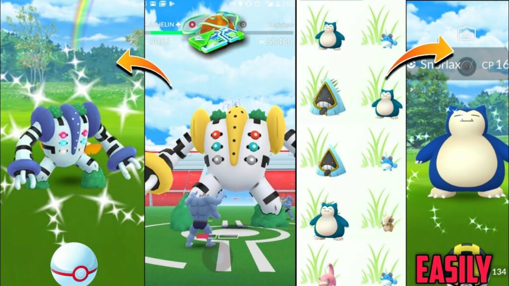 Finally Shiny regigigas in raids | New event in pokemon go | easily get shiny snorlax | Regigigas.