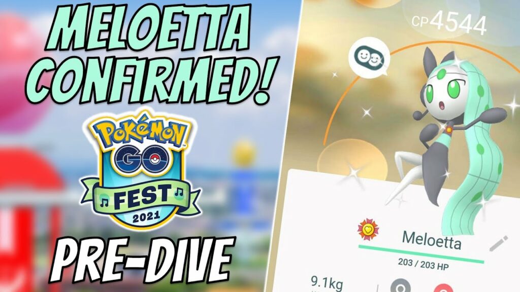 Meloetta Confirmed for Pokemon Go Fest! Pre Dive in Pokemon Go!
