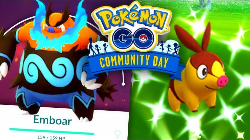 Shiny Tepig Community Day in Pokemon GO // x3 Catch Stardust // Is Blast Burn Emboar good?