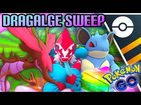 Dragalge Team Walls Ultra GO Battle League in Pokemon GO // XL Shadow Nidoqueen & Shiny Obstagoon