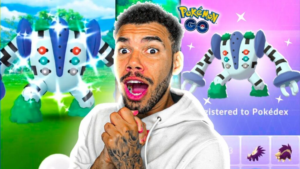 SHINY REGIGIGA & 17 RAIDS DE UMA VEZ - POKEMON GO | Cris |