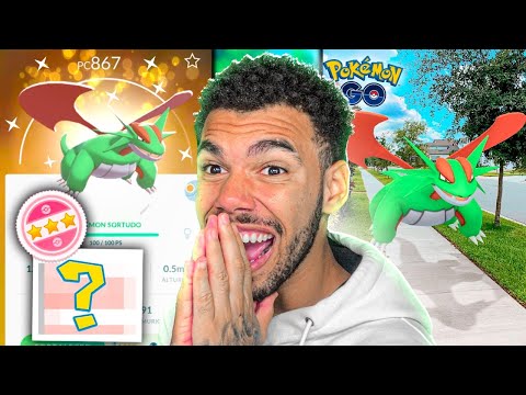 SALAMENCE SHINY LUCKY & ESSE IV VEIO DIFERENTE DOS OUTROS - POKEMON GO | Cris |