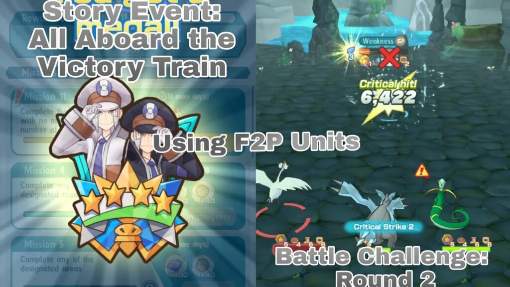 Pokemon Masters EX | Freezing Glaciate | BC Round 2 F2P Units | All Aboard the Victory Train