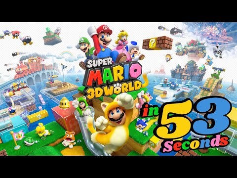 Super Mario 3D World in 53 Seconds [Review]