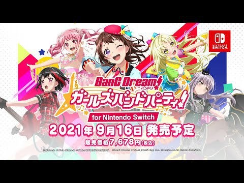 BanG Dream! Girls Band Party - Switch Reveal Trailer