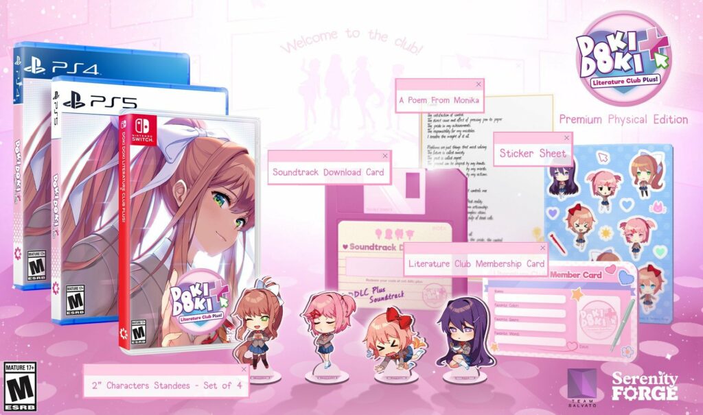 Doki Doki Literature Club Plus! Nintendo Switch Premium Physical Edition is up for pre orders ($29.99)
