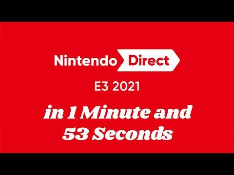 Nintendo Direct | E3 2021 | in 1 Minute and 53 Seconds [Summary]