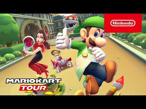 Mario Kart Tour - Paris Tour Trailer (2021)