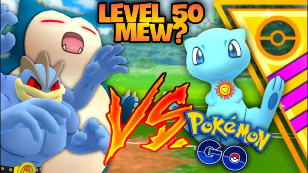 Battling a Level 50 Mew in GO Battle League Master Pokemon GO // Level 50 Shadow Machamp Magic Team