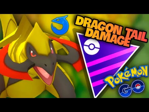 Dragon Tail Haxorus Cutting down the Meta in GO Battle League Master // Pokemon GO