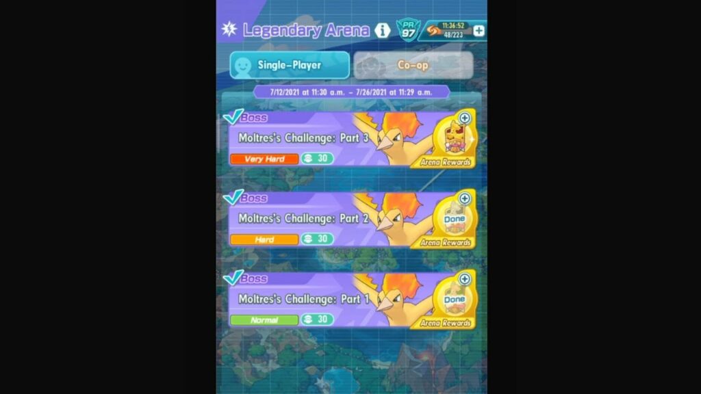 Pokemon Masters EX F2P FREE-TO-PLAY METHOD | Moltres' Challenge: Part 1 to section 3 Legendary Arena