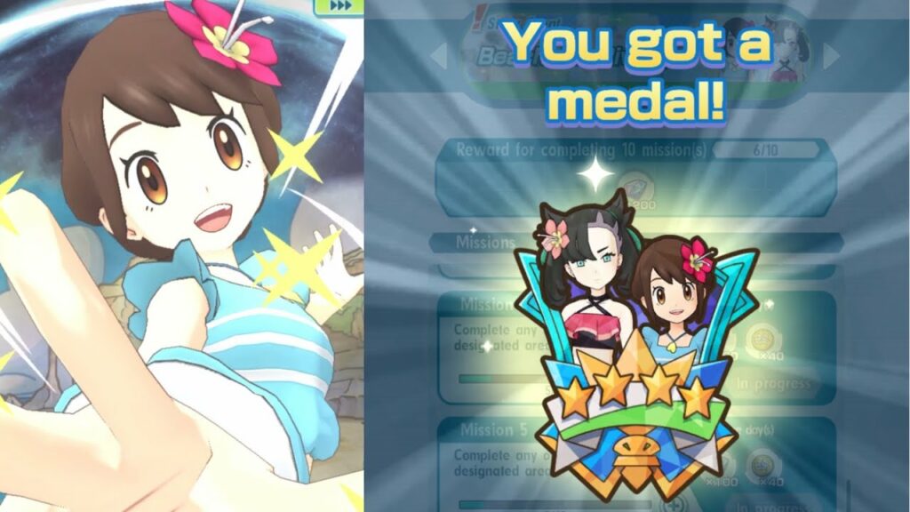 1/5 Summer Gloria vs All Boss challenge Beachside rivalry event | Pokemon Masters EX