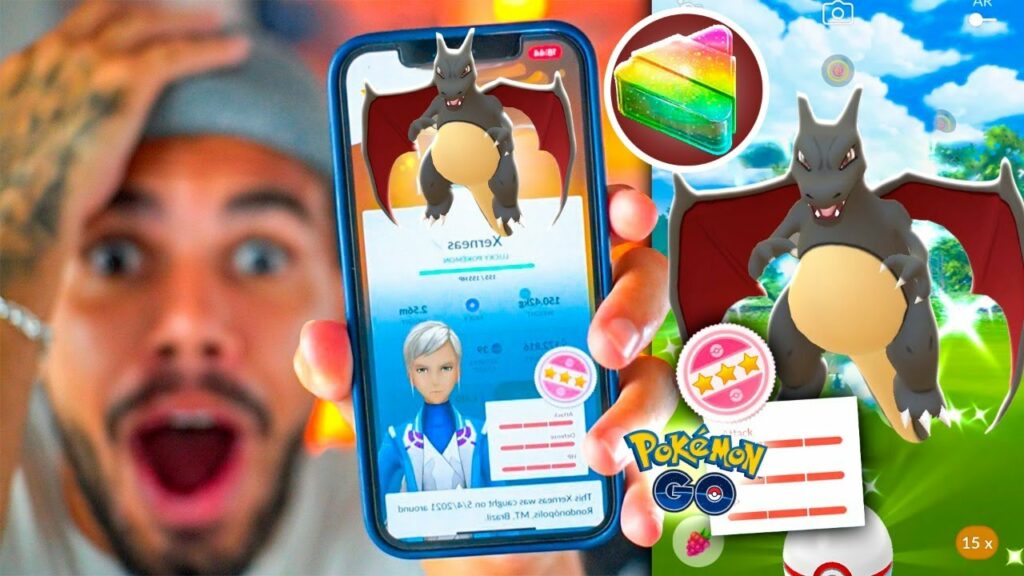 CHARIZARD SHINY SELVAGEM SPAWNOU NO BRASIL - POKEMON GO | Cris |