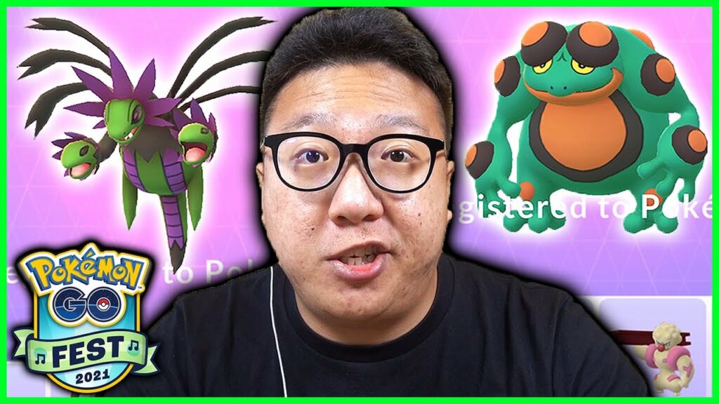 ALL MY SHINY AND HUNDO POKEMON CAUGHT ON POKEMON GO FEST 2021