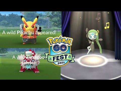 Mythical Meloetta Debuts in Gofest 2021 + Guaranteed Shiny Galarian Zigzagoon? Rockstar Pikachu,